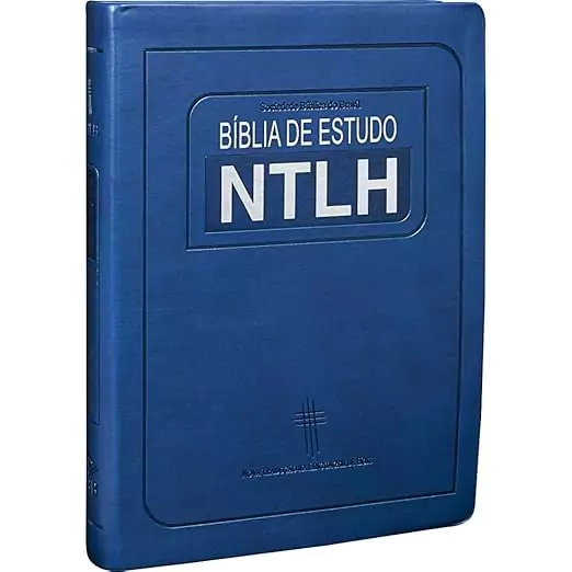 Bíblia de Estudo NTLH - Emborrachada Azul